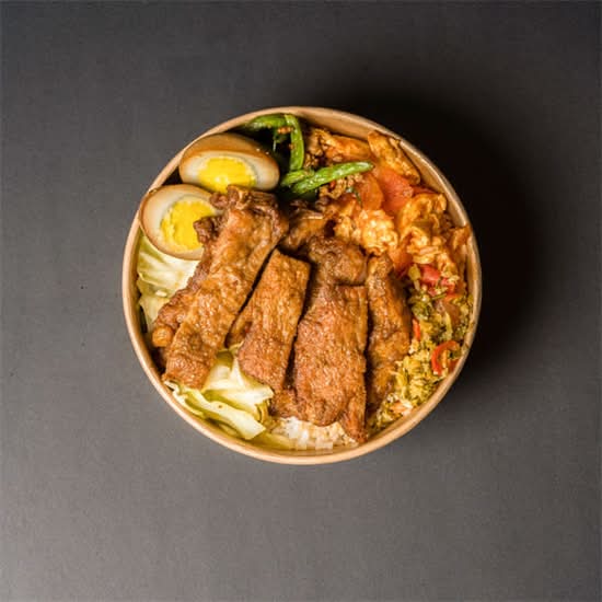 Pork Cutlet Bento 排骨飯